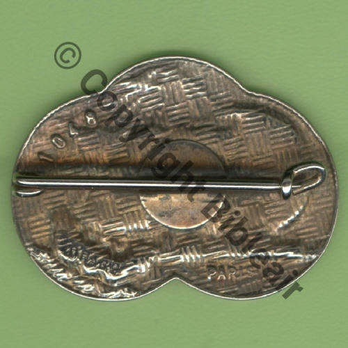 A1048 1975+ EOM.88 DJIBOUTI Vague bleu clair  DrP Bol  Dos Guilloche Embouti Src.Y.GENTY 13Eur11.07 